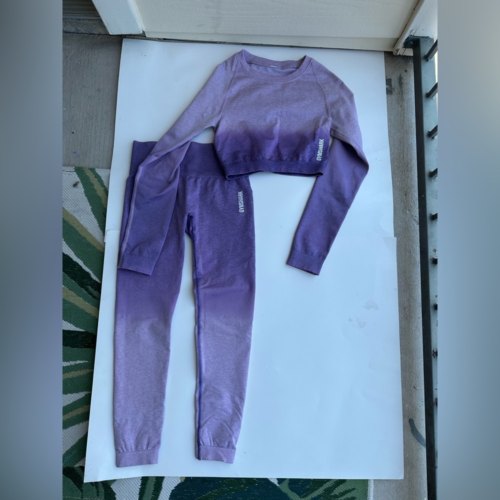 Purple Gymshark set